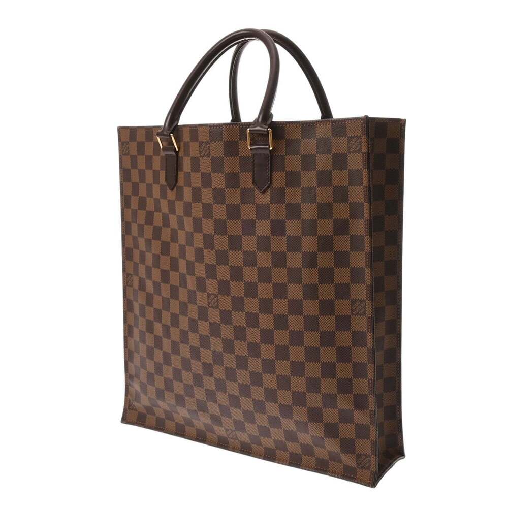 LOUIS VUITTON Louis Vuitton Damier Sac Plat Brown N51140 Men's and Women's Ca... - Picture 3 of 11